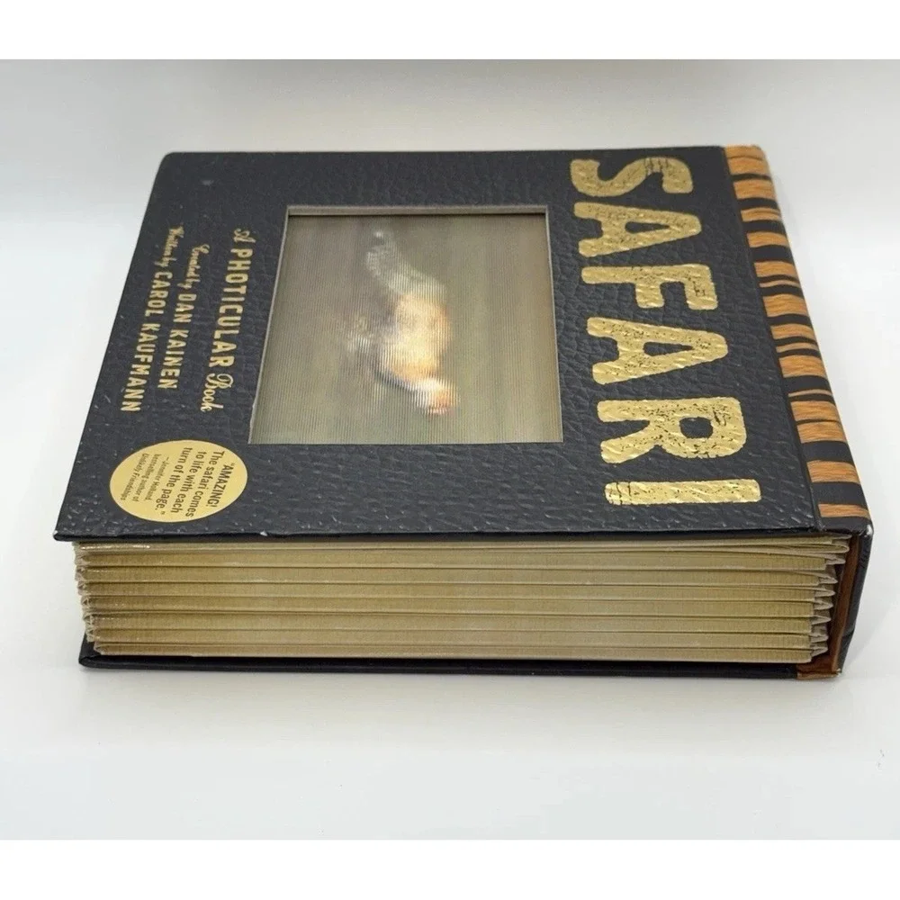 Safari : A Photicular Book by Carol Kaufmann and Dan Kainen (2012, Hardcover)